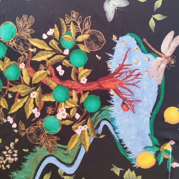 We Are Hot as Hell HAH Free People Wrap Floral Bikini Swimsuit Top Tie Front XS - Picture 5 of 6